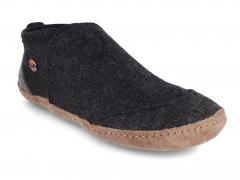 WoolFit ankle high Felt Slippers | Taiga, dark gray