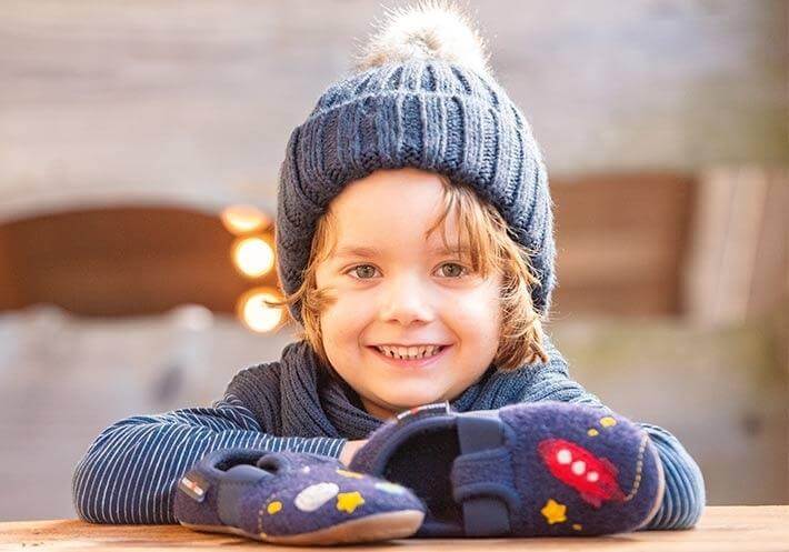 children's sherpa slippers