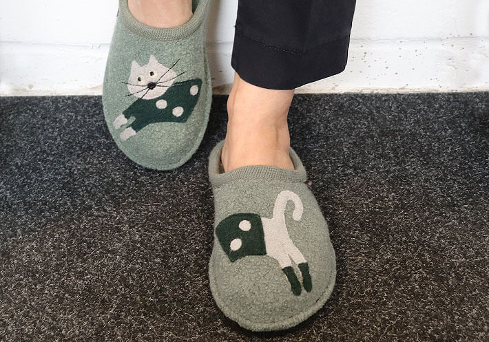 wool bedroom slippers