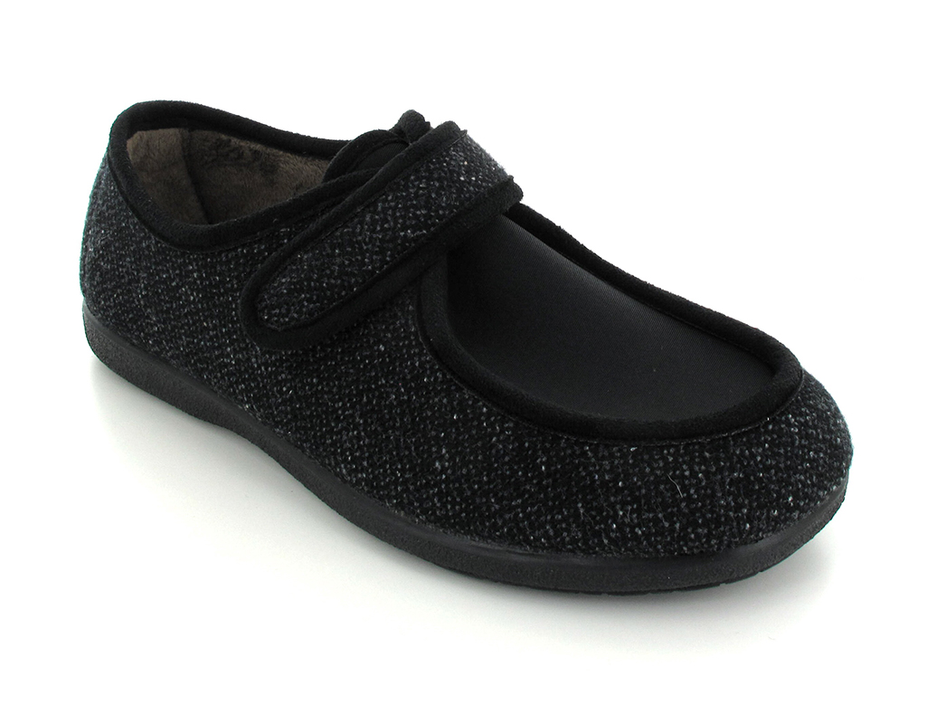 Varomed vital | Slipper Velcro Fastener, Black | display picture 3