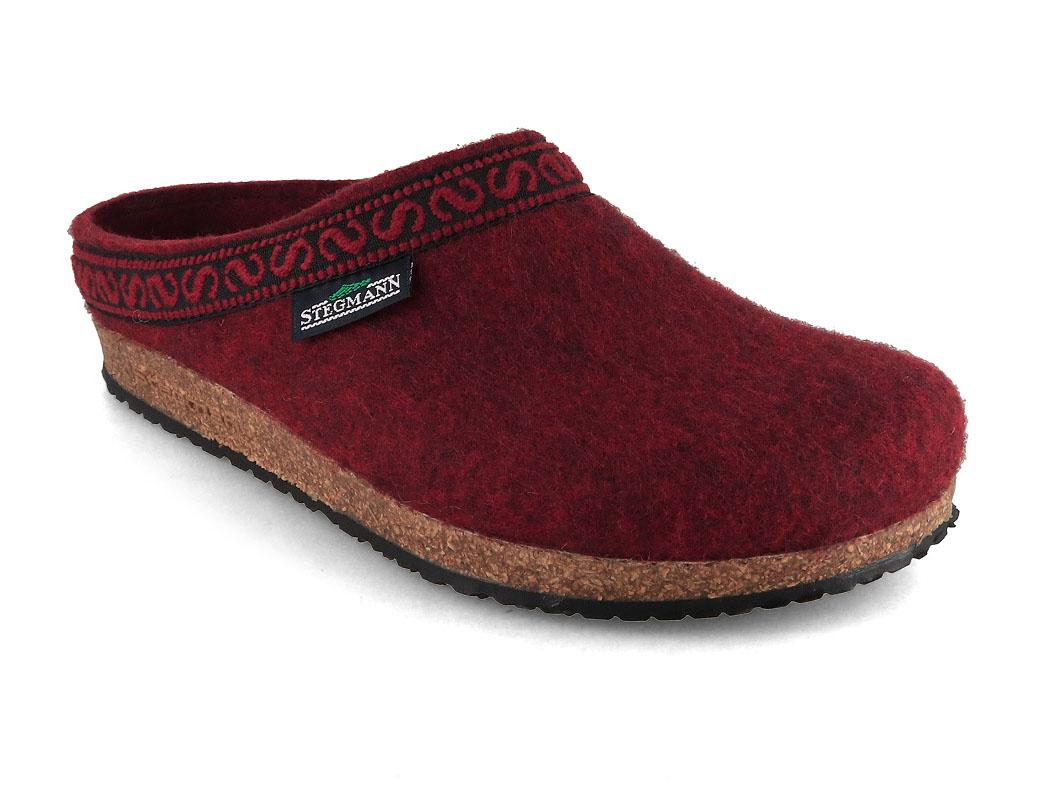 Stegmann ST 108 Women's Felt Clogs | Firebrick |