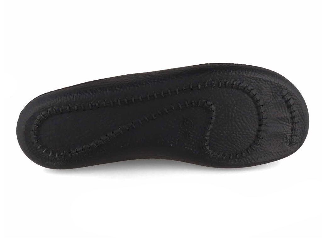 Josef Seibel Men Leather Slippers Black