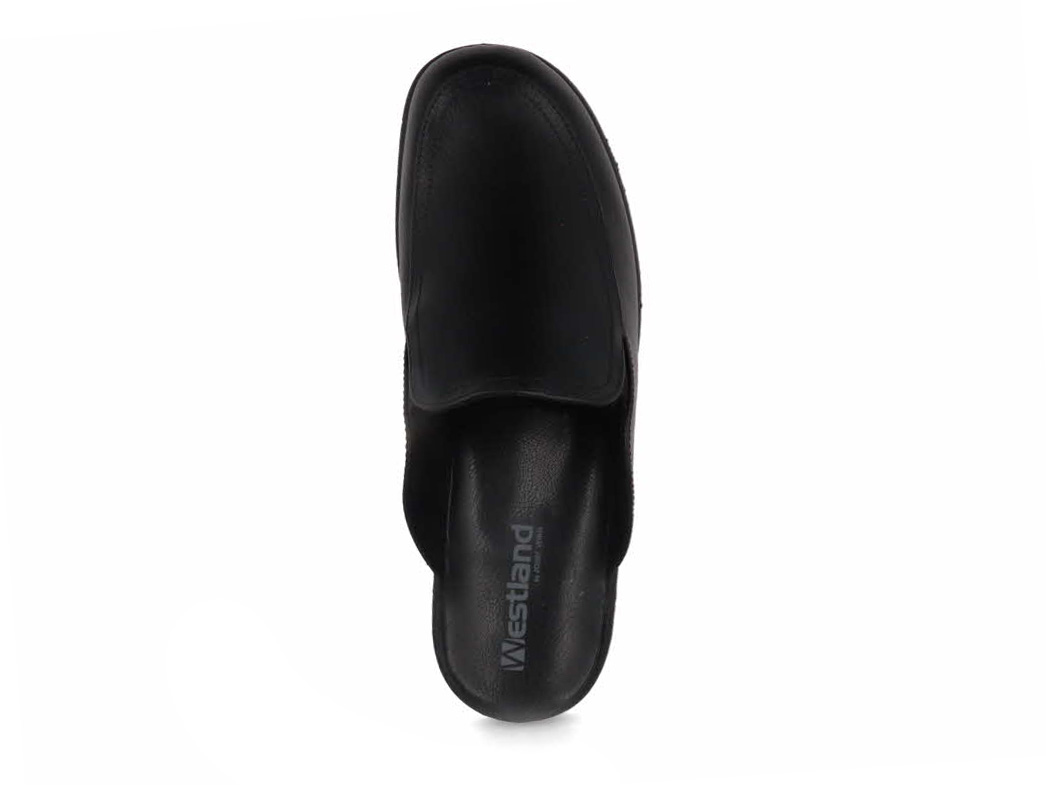 Josef Seibel Men Leather Slippers Black display picture 3