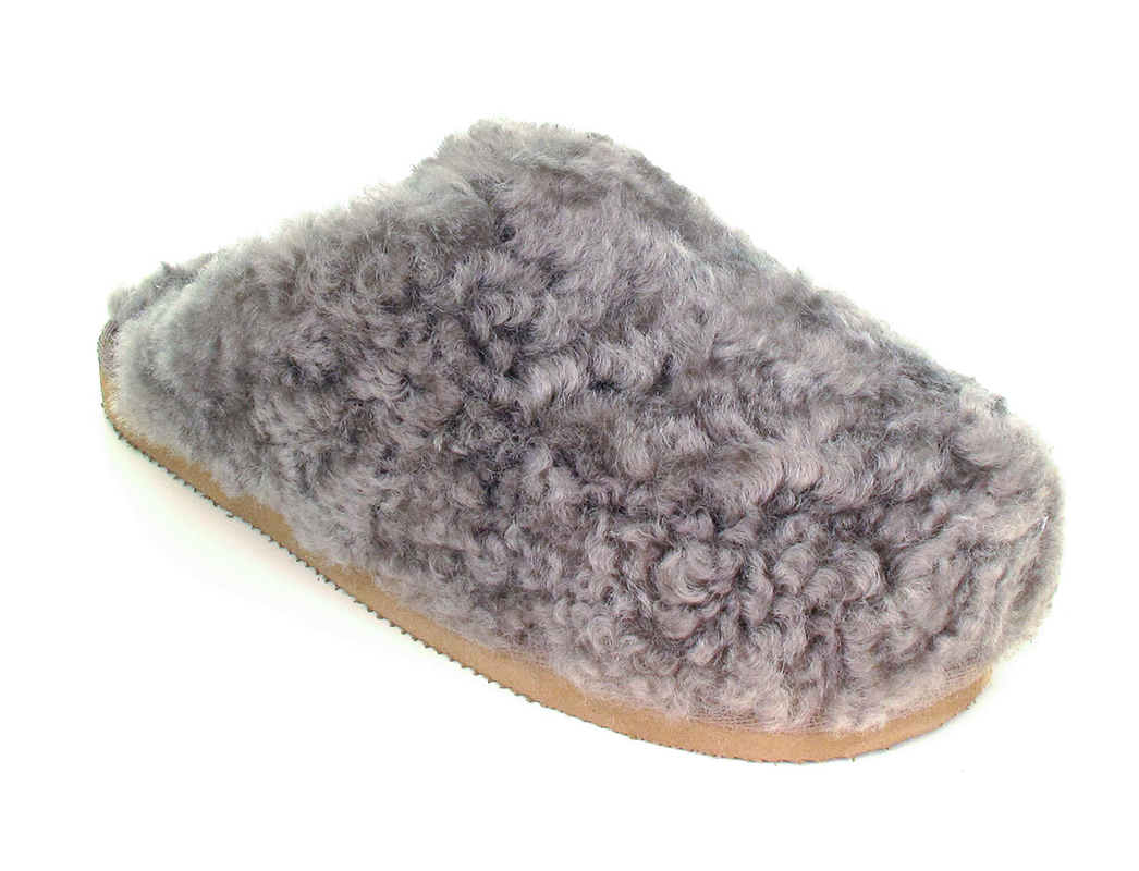 SHEPHERD Warm Sheepskin Slipper Jenny, Stone