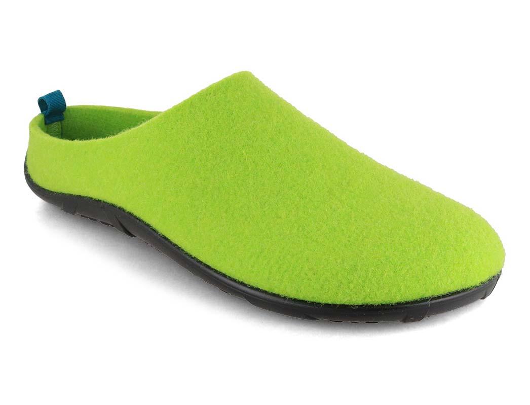 【MODERNIF】Puddle oversole slippers Tuffeln® Barefoot Wool Slippers|Zero-Drop, meadow green