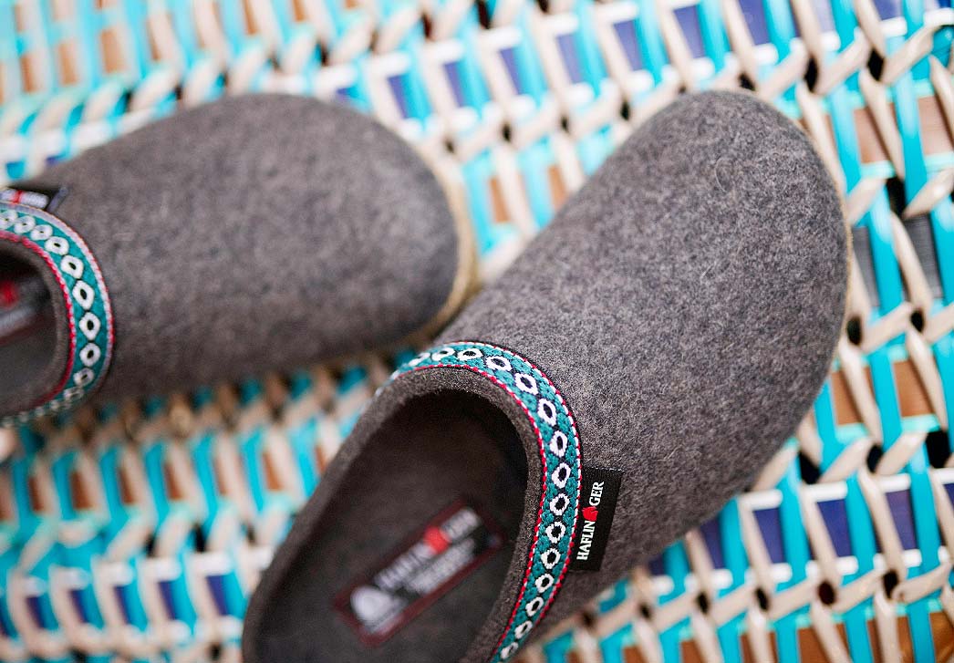 HAFLINGER® Slippers with Arch Support GZ Franzl, anthra display picture 2