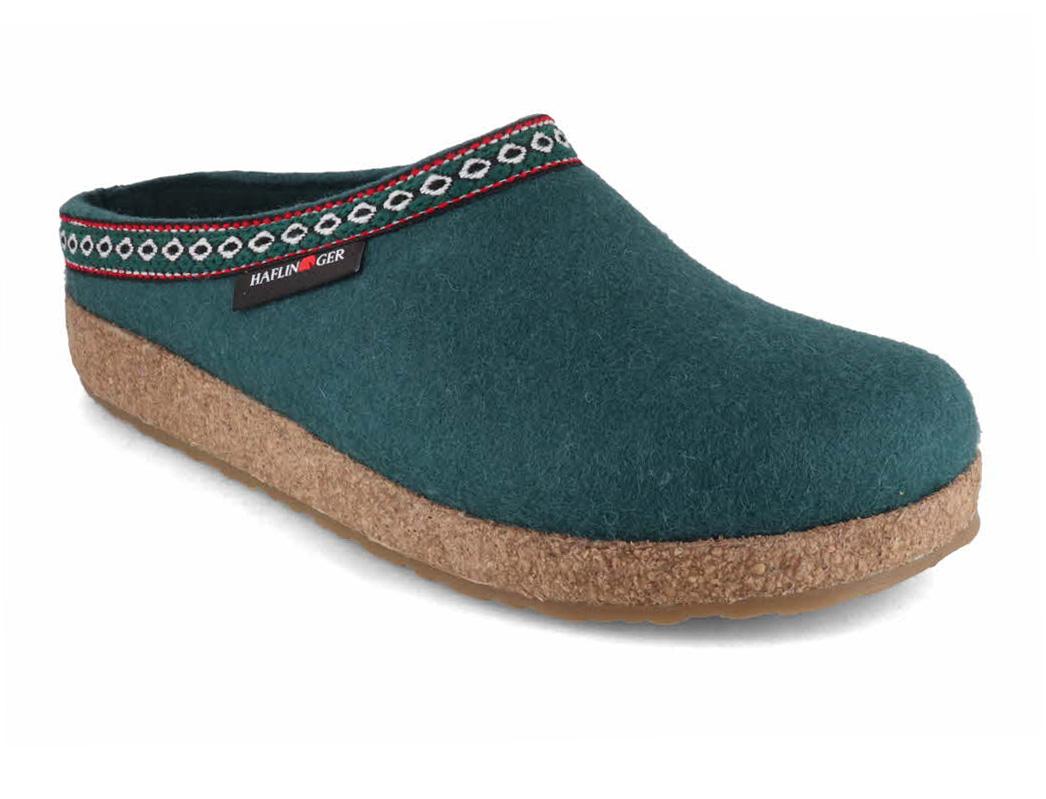 HAFLINGER Pantofole Unisex Grizzly Franzl 711001 - Modello Chiuso, Marrone, Suola TR Antiscivolo, Taglia 42 EU - 5