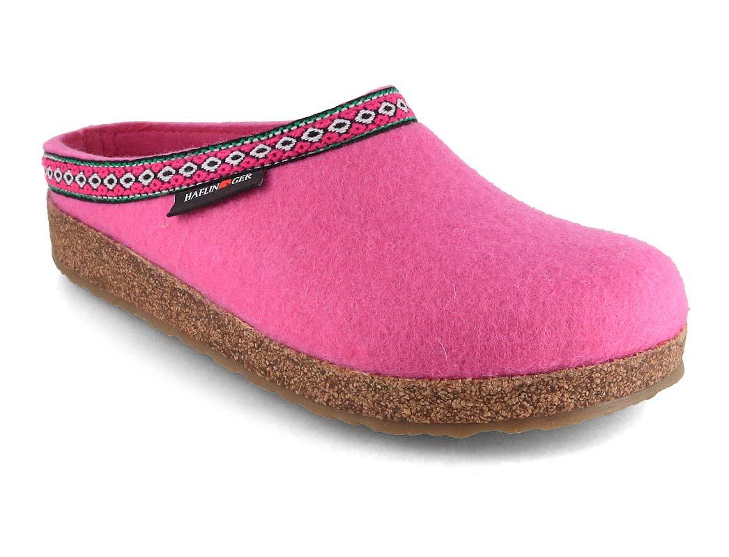 HAFLINGER Wool Clogs Grizzly Franzl, pink