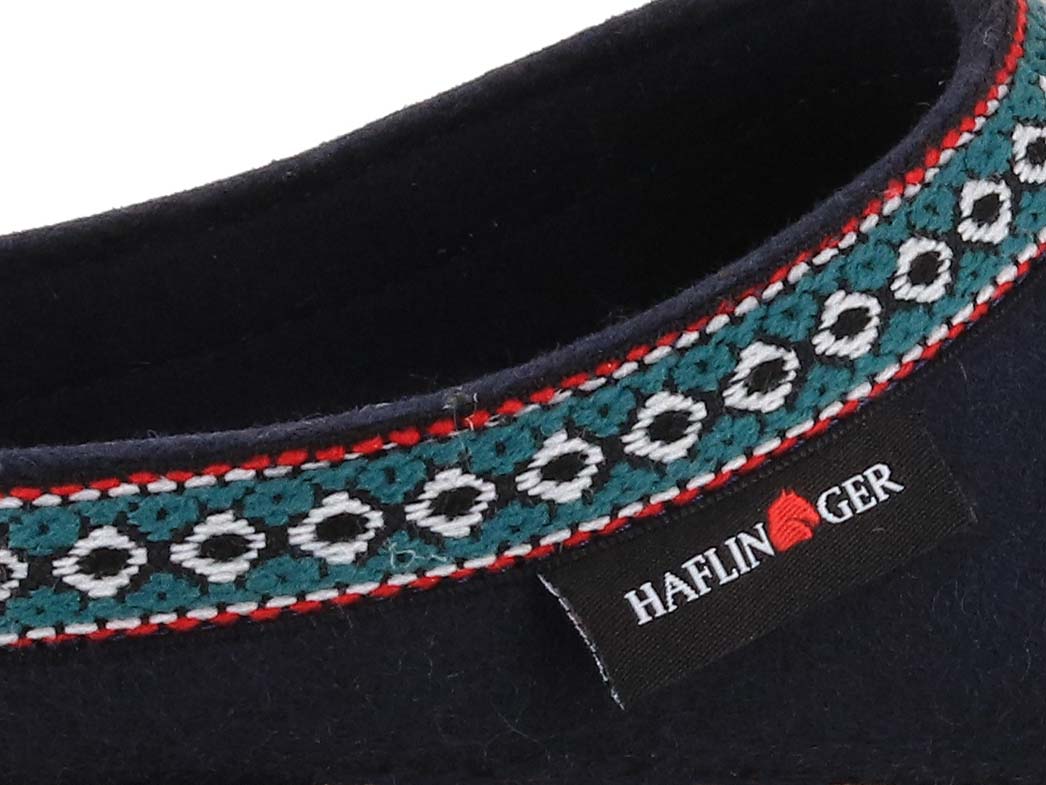 HAFLINGER | Felt Clog Grizzly Franzl, Midnight Blue HAFLINGER | Felt Clog Grizzly Franzl, Midnight Blue