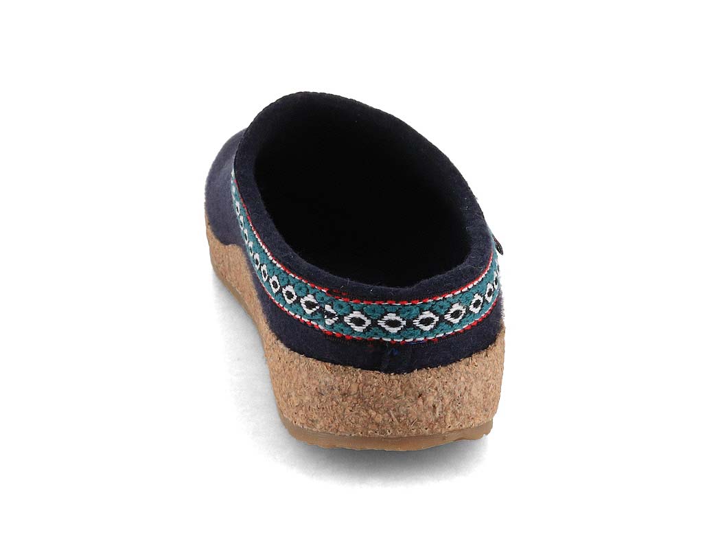 HAFLINGER | Felt Clog Grizzly Franzl, Midnight Blue HAFLINGER | Felt Clog Grizzly Franzl, Midnight Blue