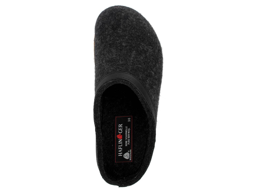 HAFLINGER® Grizzly Clogs Torben, Charcoal | Express Shi
