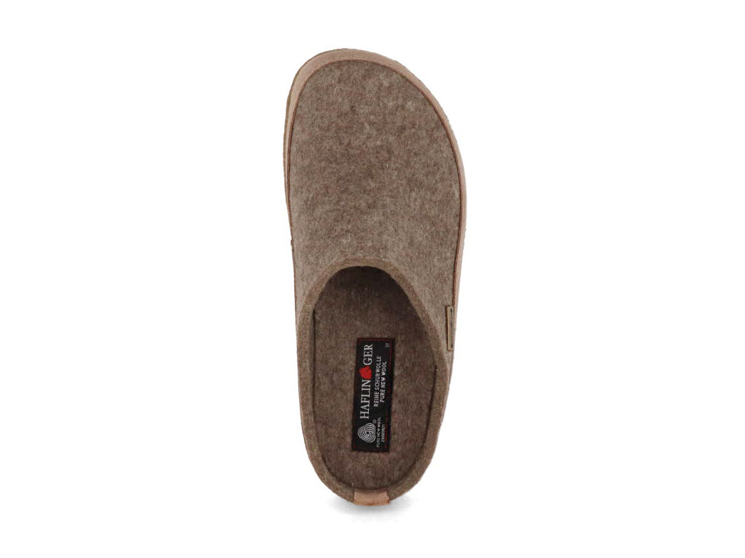 HAFLINGER | Wool Felt Clog Blizzard Skane, Turf | Express HAFLINGER | Wool Felt Clog Blizzard Skane, Turf | Express