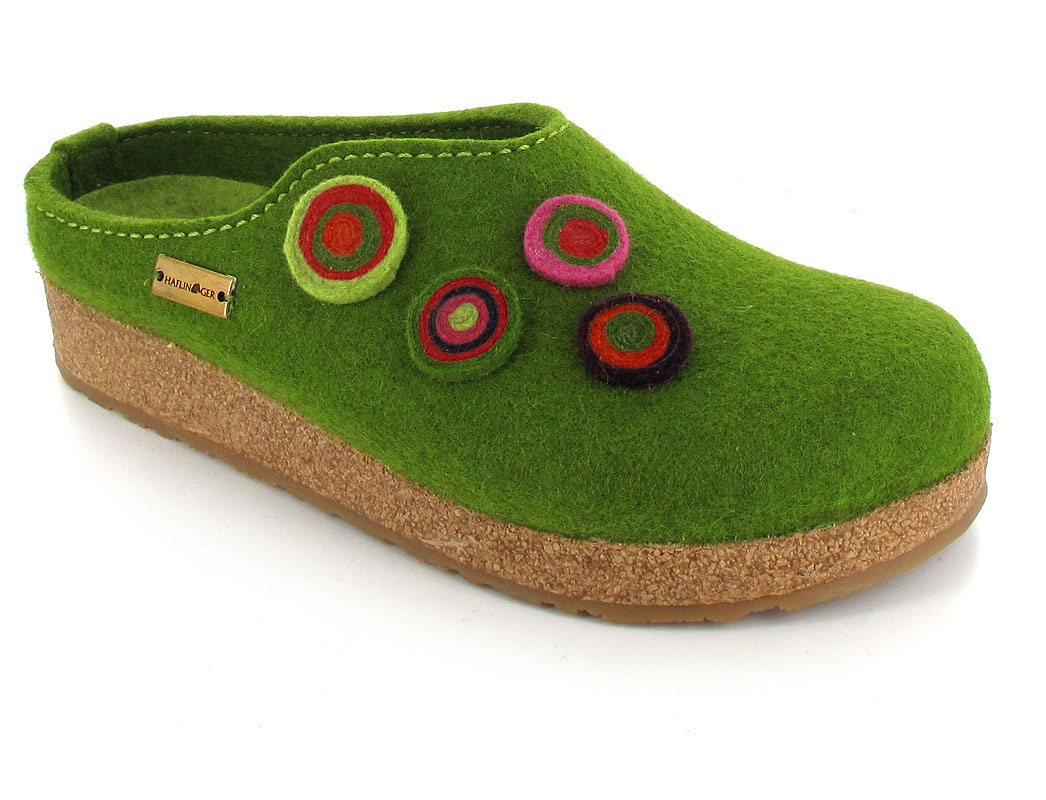 Haflinger Grizzly Torben Men’s Wool Felt Clogs Green EU 41 US 8 Womens 10 s-l400.jpg main image 2