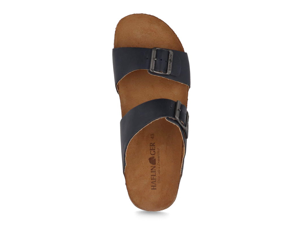 HAFLINGER Leather Sandals Bio Andrea, marine display picture 1