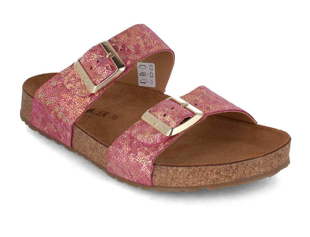 Haflinger Women's AT Slipper Sandal - Boiled Wool Comfort Footwear