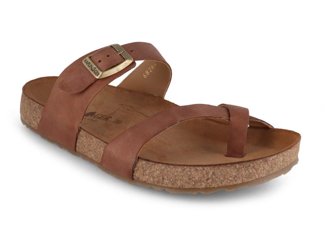 【PORTERNA】Moin string sandals HAFLINGER Unisex Sandals | Bio Juno, Brown Country | Fr