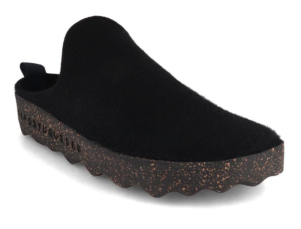 Asportuguesas by Fly London Men Mule Slipper - Black 43 Asportuguesas - M Natura in Black – gravitypope main image 4