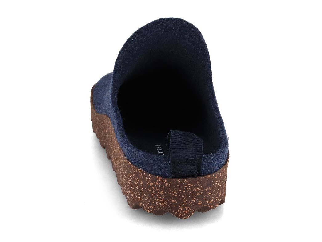 Living Kitzbühel Men Felt Clogs | Come, Blue | display picture 1