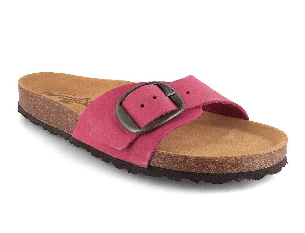 Tuffeln´s Women Leather Sandals | One-Strap Soft-Cork