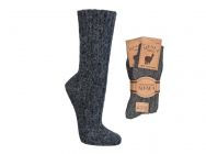 Premium Alpaka Wool Socks made of 100% Natural Wool, anthracite Anthracite